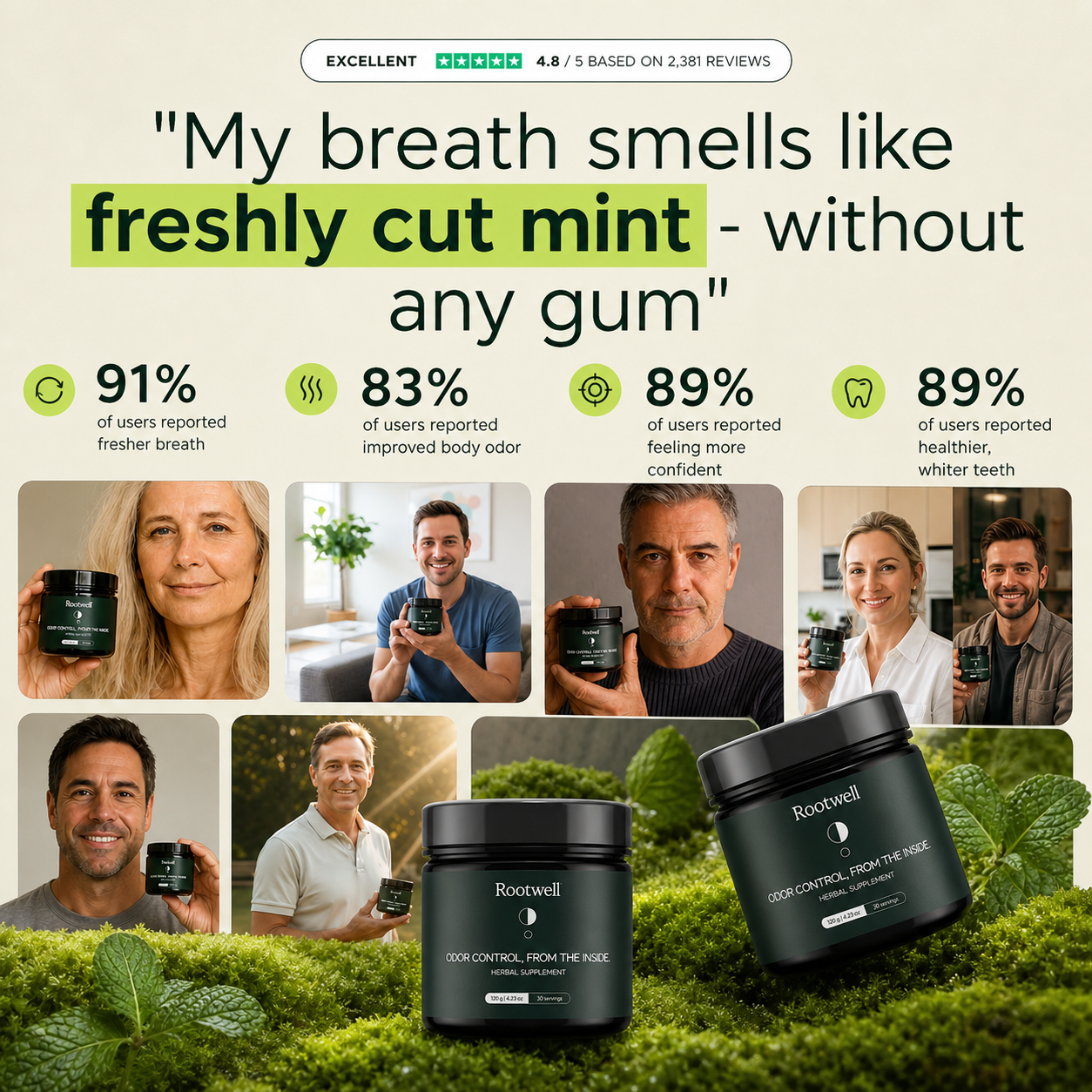 Anti-Bad Breath Herbal Gel Supplement